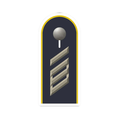 LD B 15 Stabsgefreiter L (Military Rank) STICKER Vinyl Kiss-Cut Decal 2 Inch White - The Sticker Space