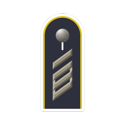 LD B 15 Stabsgefreiter L (Military Rank) STICKER Vinyl Kiss-Cut Decal 3 Inch White - The Sticker Space