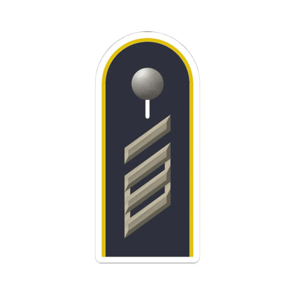 LD B 15 Stabsgefreiter L (Military Rank) STICKER Vinyl Kiss-Cut Decal 4 Inch White - The Sticker Space