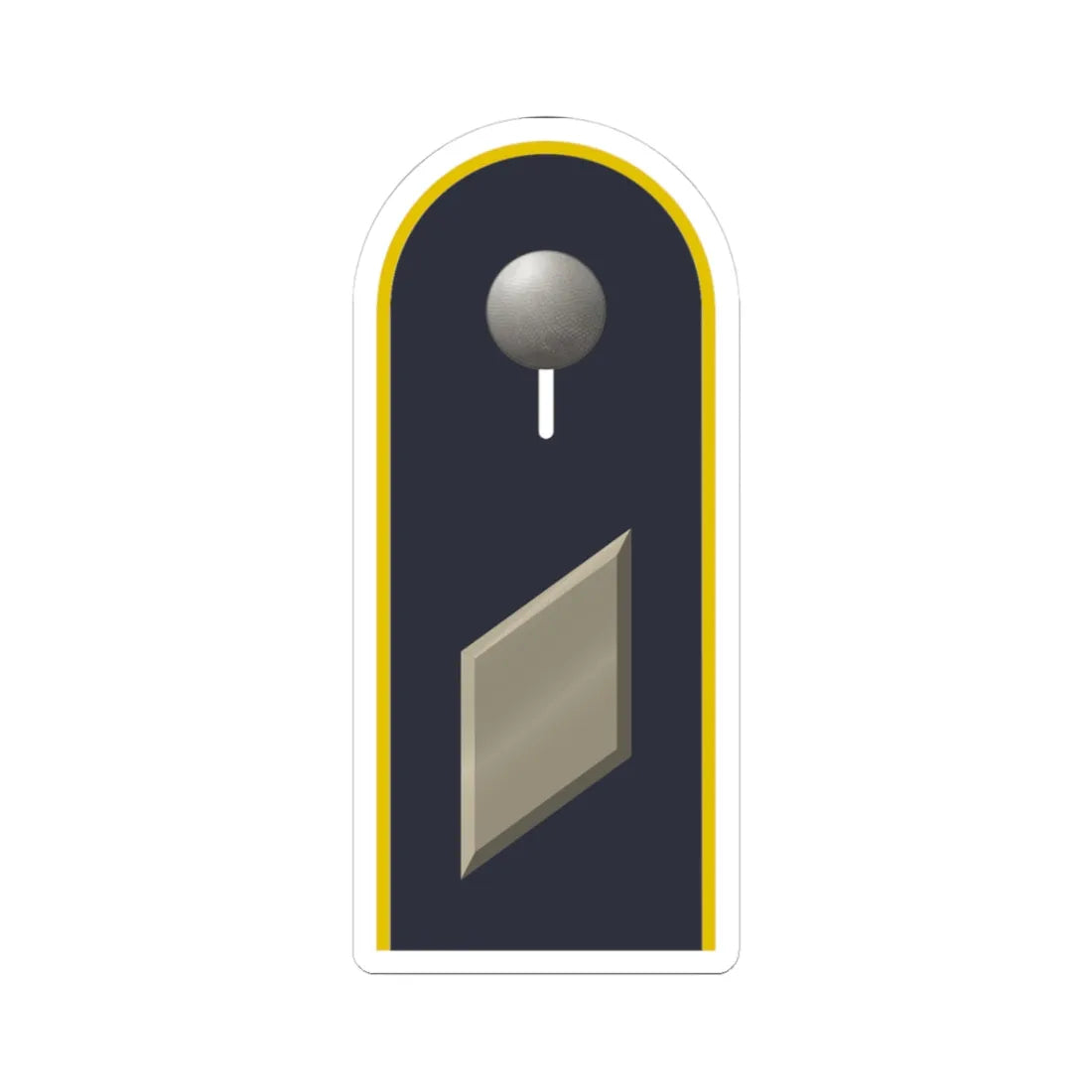 LD B 17 Korporal L (Military Rank) STICKER Vinyl Kiss-Cut Decal 3 Inch White - The Sticker Space