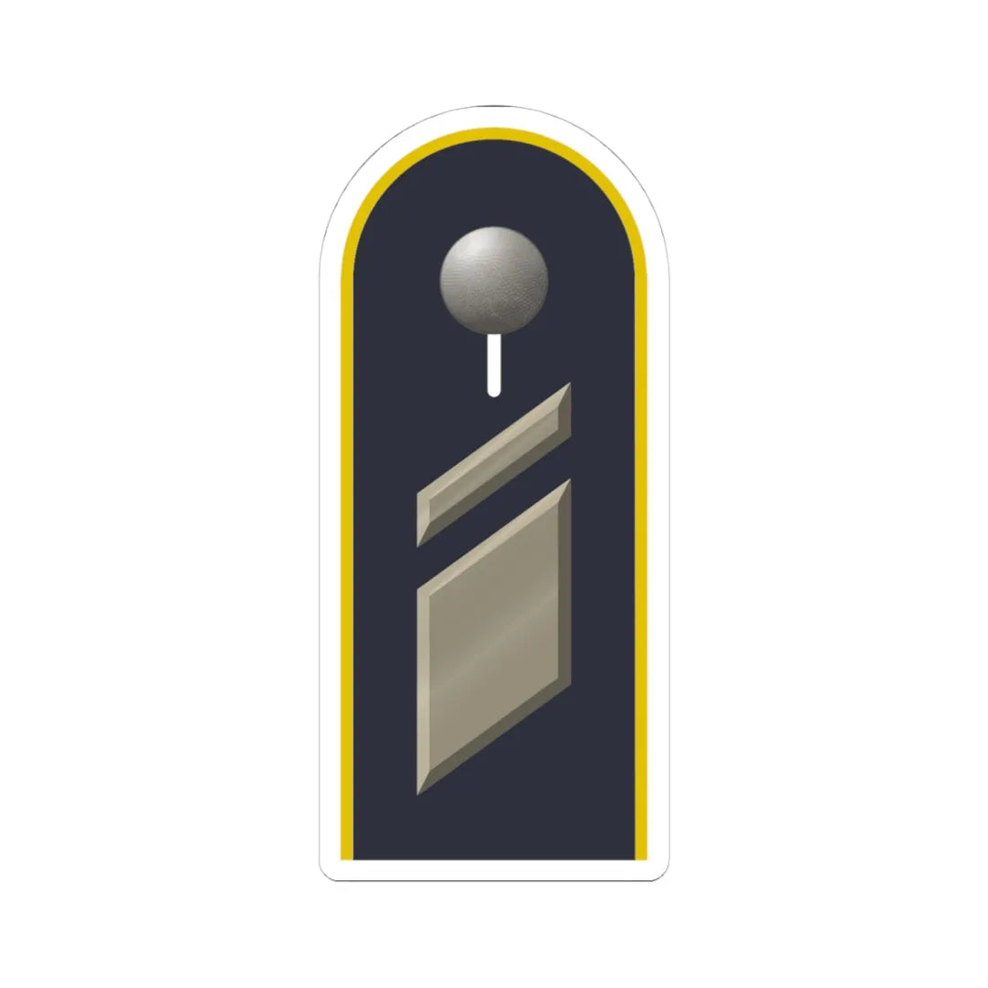 LD B 18 Stabskorporal L (Military Rank) STICKER Vinyl Kiss-Cut Decal 4 Inch White - The Sticker Space