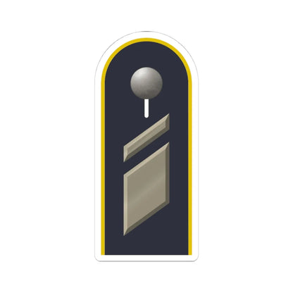 LD B 18 Stabskorporal L (Military Rank) STICKER Vinyl Kiss-Cut Decal 4 Inch White - The Sticker Space