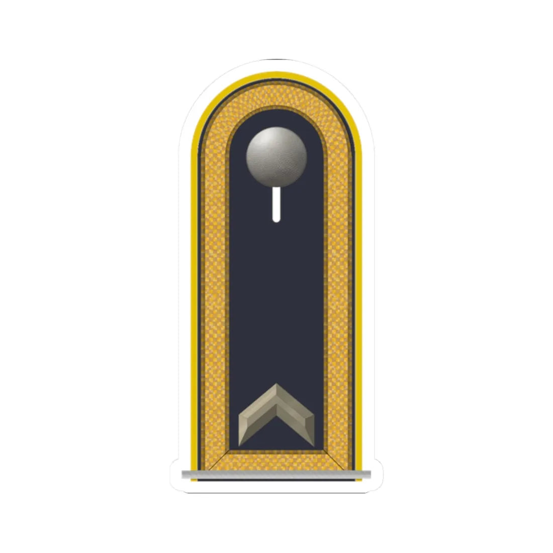 LD B 31a Fähnrich (Military Rank) STICKER Vinyl Kiss-Cut Decal 2 Inch White - The Sticker Space