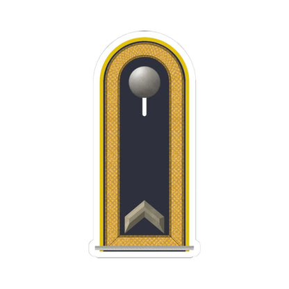 LD B 31a Fähnrich (Military Rank) STICKER Vinyl Kiss-Cut Decal 3 Inch White - The Sticker Space