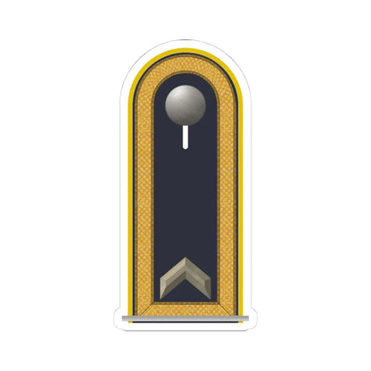 LD B 31a Fähnrich (Military Rank) STICKER Vinyl Kiss-Cut Decal 4 Inch White - The Sticker Space