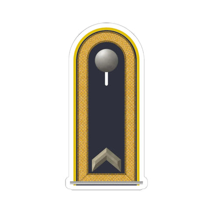 LD B 31a Fähnrich (Military Rank) STICKER Vinyl Kiss-Cut Decal 6 Inch White - The Sticker Space