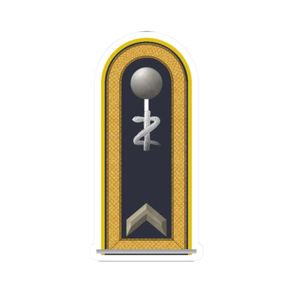 LD B 31a Fähnrich SanOA ZM L (Military Rank) STICKER Vinyl Kiss-Cut Decal 2 Inch White - The Sticker Space