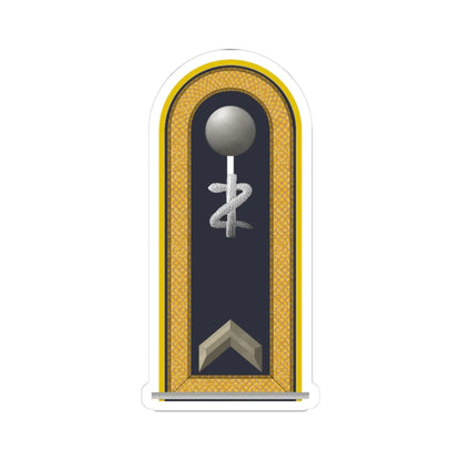 LD B 31a Fähnrich SanOA ZM L (Military Rank) STICKER Vinyl Kiss-Cut Decal 3 Inch White - The Sticker Space