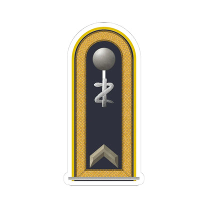 LD B 31a Fähnrich SanOA ZM L (Military Rank) STICKER Vinyl Kiss-Cut Decal 4 Inch White - The Sticker Space