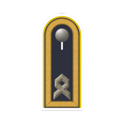 LD B 33 Hauptfeldwebel (Military Rank) STICKER Vinyl Kiss-Cut Decal 2 Inch White - The Sticker Space