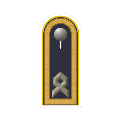 LD B 33 Hauptfeldwebel (Military Rank) STICKER Vinyl Kiss-Cut Decal 3 Inch White - The Sticker Space