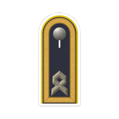LD B 33 Hauptfeldwebel (Military Rank) STICKER Vinyl Kiss-Cut Decal 6 Inch White - The Sticker Space