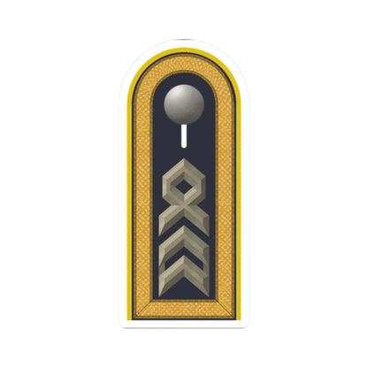 LD B 35 Oberstabsfeldwebel (Military Rank) STICKER Vinyl Kiss-Cut Decal 2 Inch White - The Sticker Space