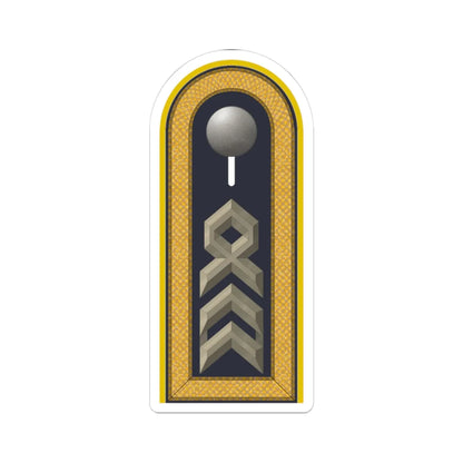 LD B 35 Oberstabsfeldwebel (Military Rank) STICKER Vinyl Kiss-Cut Decal 3 Inch White - The Sticker Space
