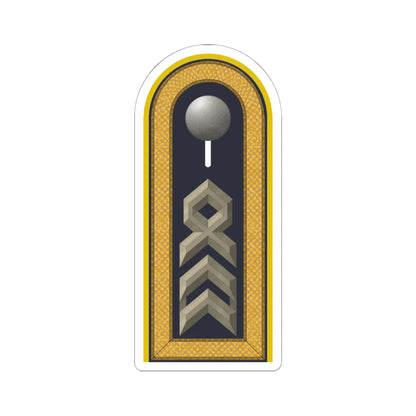 LD B 35 Oberstabsfeldwebel (Military Rank) STICKER Vinyl Kiss-Cut Decal 6 Inch White - The Sticker Space