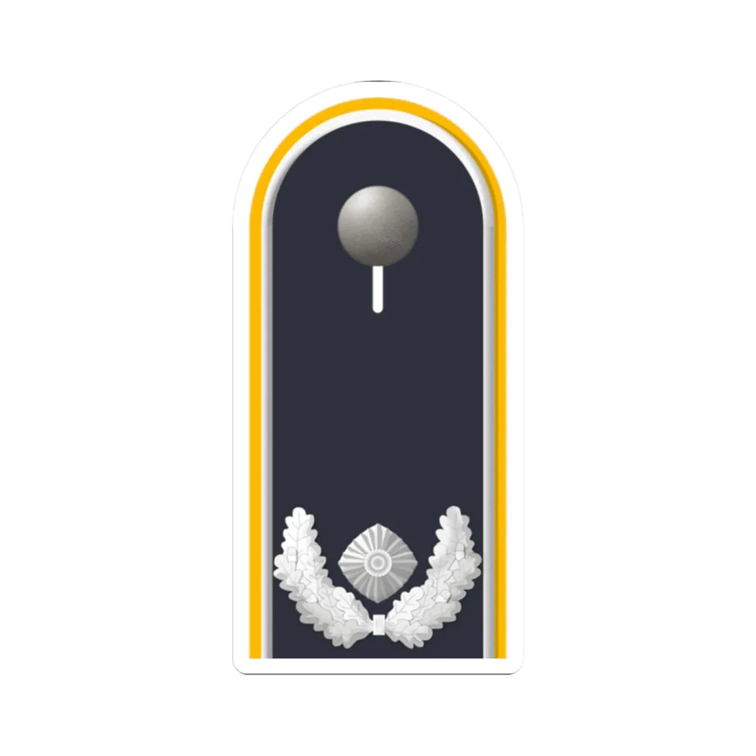 LD B 51 Major (Military Rank) STICKER Vinyl Kiss-Cut Decal 2 Inch White - The Sticker Space