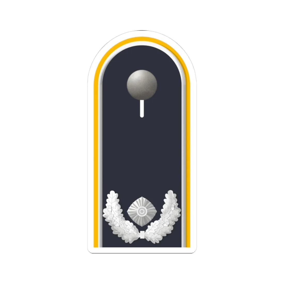 LD B 51 Major (Military Rank) STICKER Vinyl Kiss-Cut Decal 3 Inch White - The Sticker Space