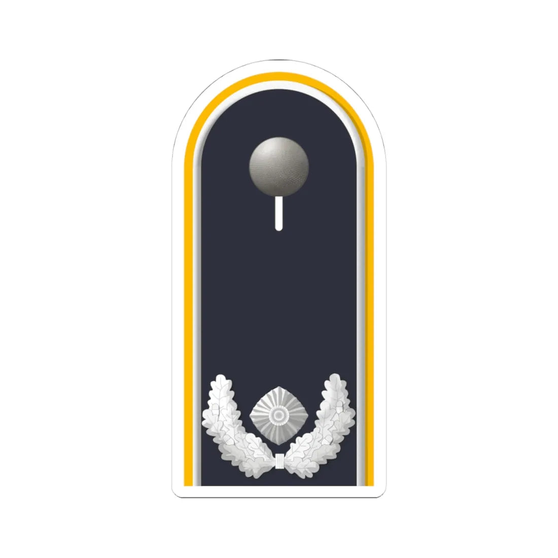 LD B 51 Major (Military Rank) STICKER Vinyl Kiss-Cut Decal 4 Inch White - The Sticker Space