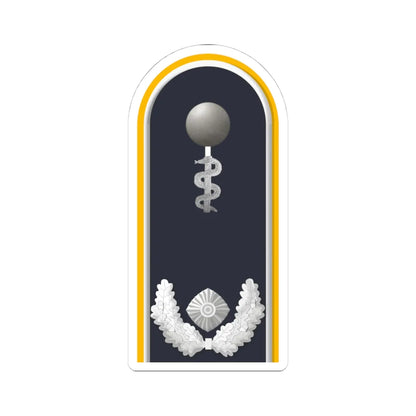 LD B 51b Oberstabsarzt San HM L (Military Rank) STICKER Vinyl Kiss-Cut Decal 4 Inch White - The Sticker Space