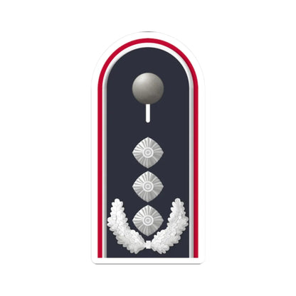 LD B 53 Oberst i.G. (Military Rank) STICKER Vinyl Kiss-Cut Decal 2 Inch White - The Sticker Space