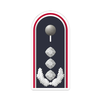 LD B 53 Oberst i.G. (Military Rank) STICKER Vinyl Kiss-Cut Decal 6 Inch White - The Sticker Space