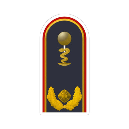 LD B 61d Generalapotheker PH L (Military Rank) STICKER Vinyl Kiss-Cut Decal 6 Inch White - The Sticker Space
