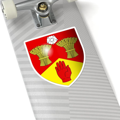 Lderry arms 3d (United Kingdom) (Coat of Arms) STICKER Vinyl Kiss-Cut Decal - The Sticker Space