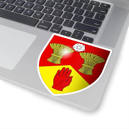 Lderry arms 3d (United Kingdom) (Coat of Arms) STICKER Vinyl Kiss-Cut Decal - The Sticker Space