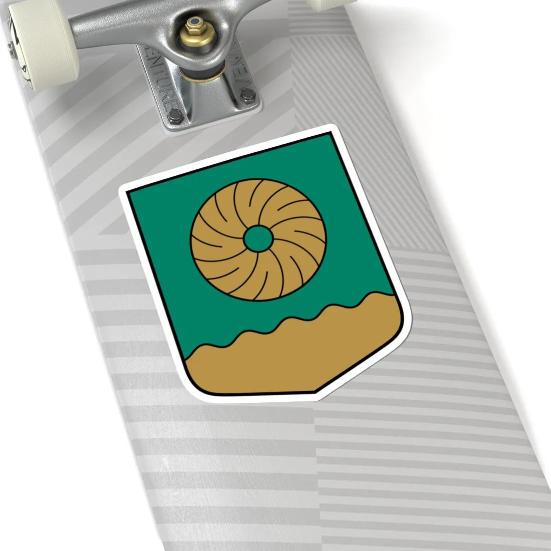 Lēdmanes pagasta ģerbonis (Latvia) (Coat of Arms) STICKER Vinyl Kiss-Cut Decal - The Sticker Space