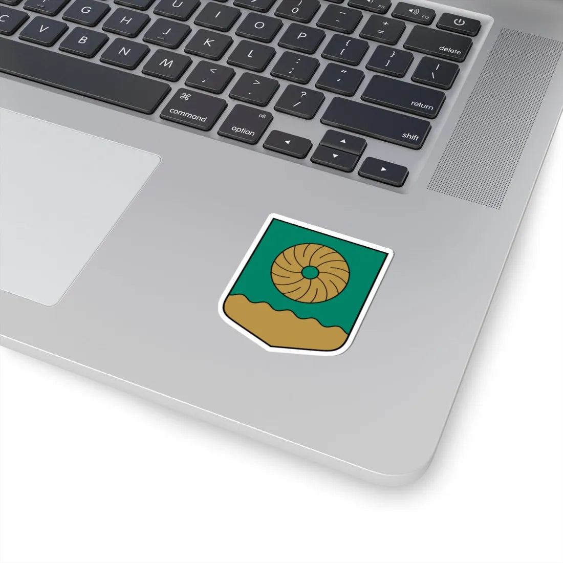Lēdmanes pagasta ģerbonis (Latvia) (Coat of Arms) STICKER Vinyl Kiss-Cut Decal - The Sticker Space