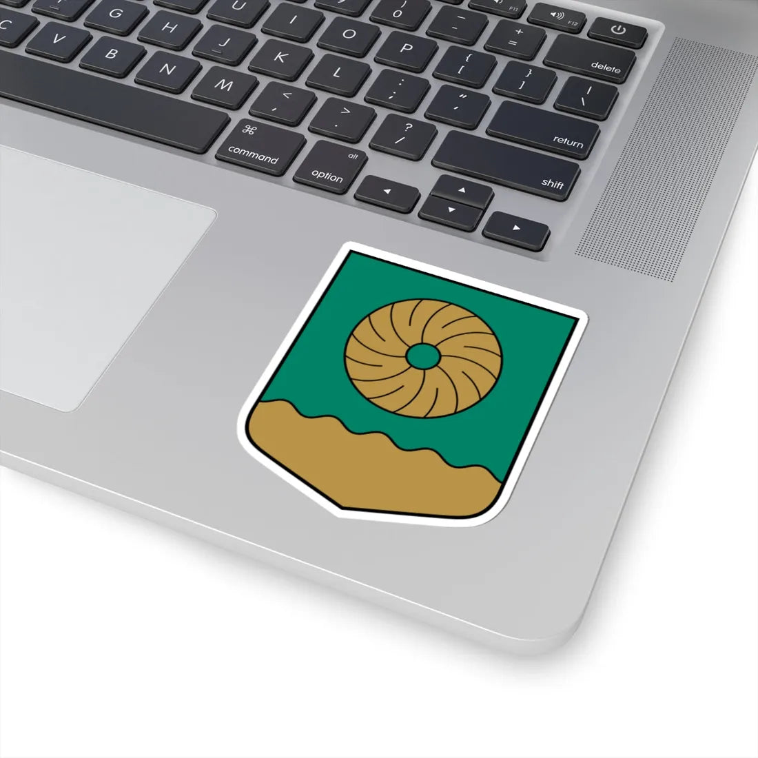 Lēdmanes pagasta ģerbonis (Latvia) (Coat of Arms) STICKER Vinyl Kiss-Cut Decal - The Sticker Space