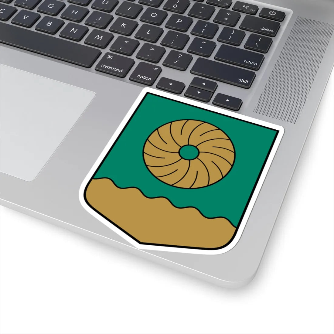 Lēdmanes pagasta ģerbonis (Latvia) (Coat of Arms) STICKER Vinyl Kiss-Cut Decal - The Sticker Space
