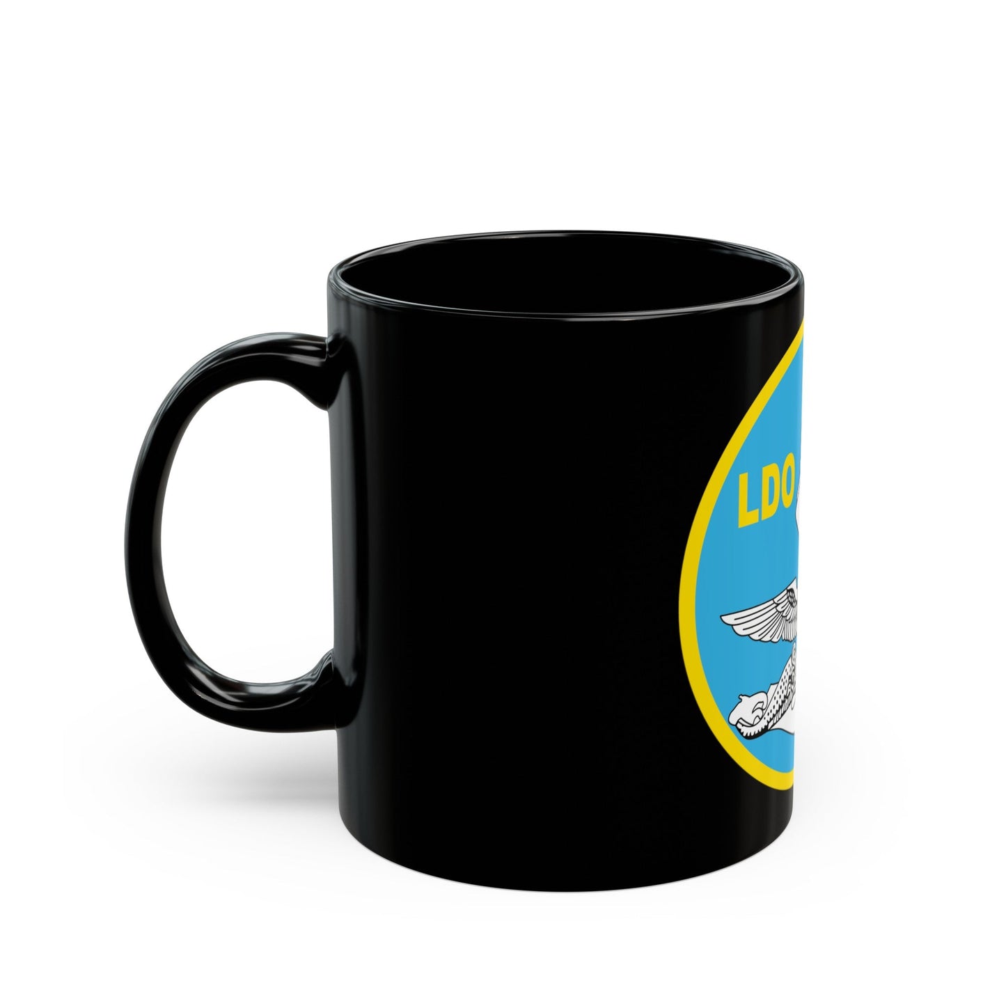 LDO CWO Patch (U.S. Navy) Black Coffee Mug-The Sticker Space