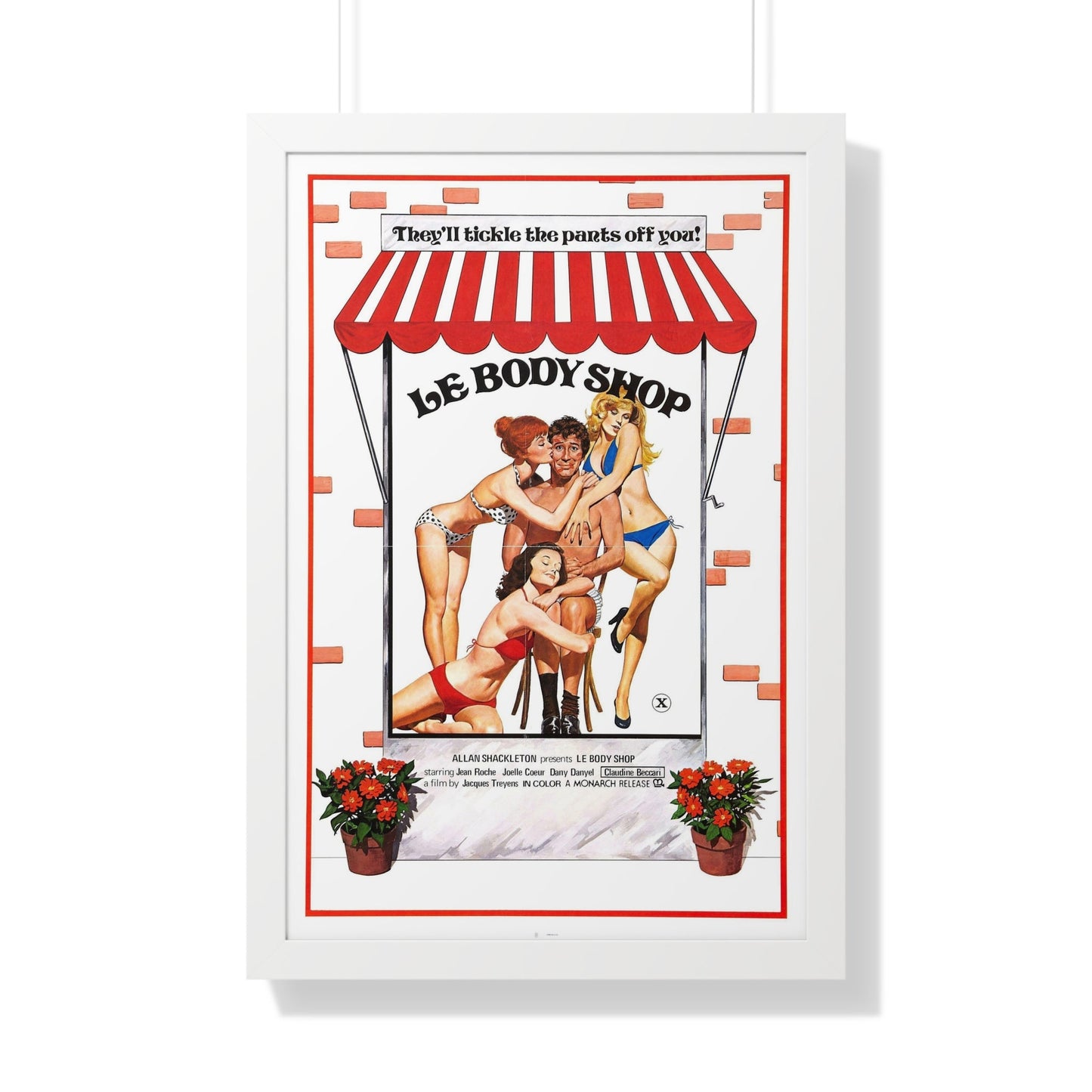 LE BODY SHOP 1976 - Framed Movie Poster-20" x 30"-The Sticker Space