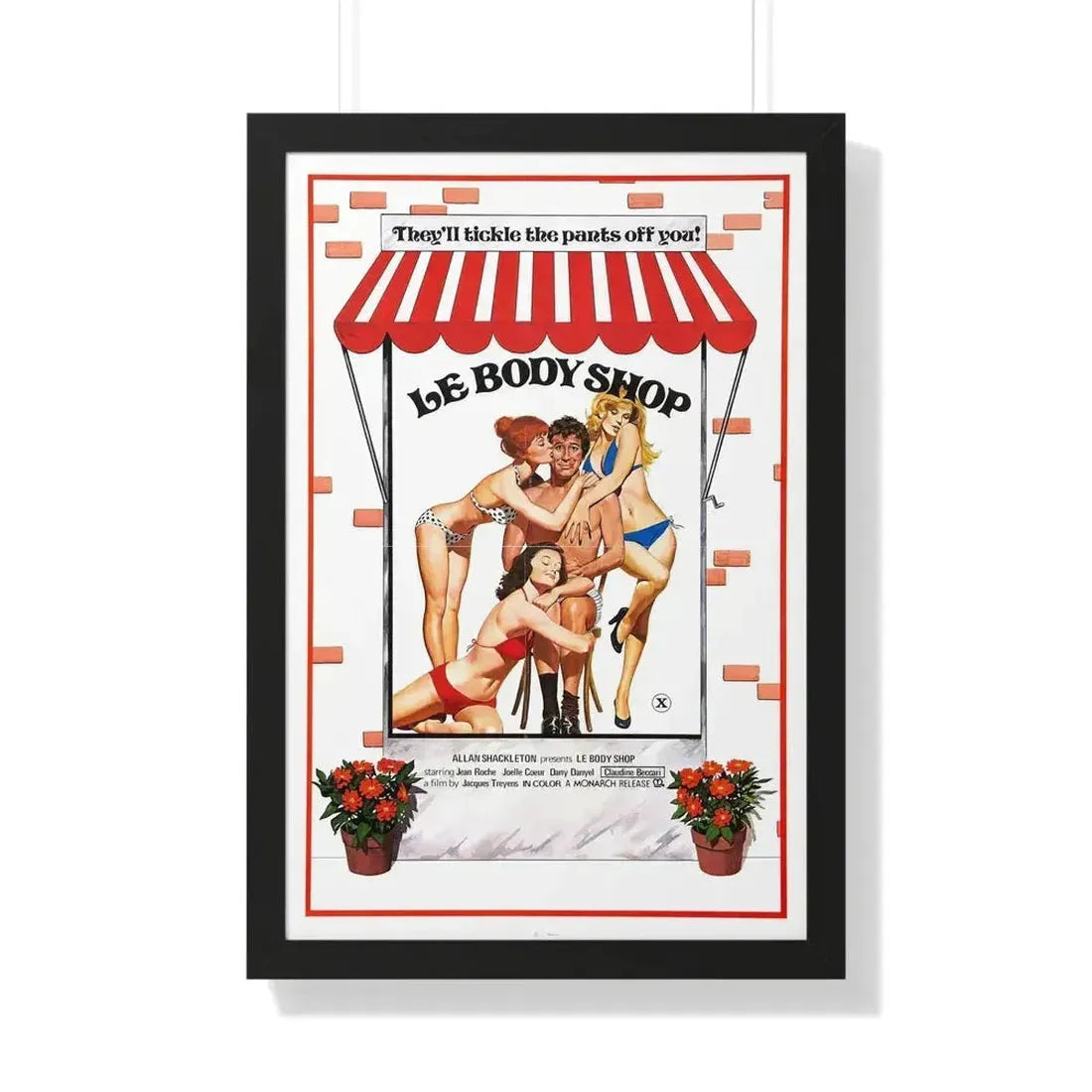 LE BODY SHOP 1976 - Framed Movie Poster - The Sticker Space