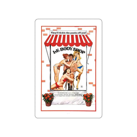 LE BODY SHOP 1976 Movie Poster STICKER Vinyl Die-Cut Decal 2 Inch - The Sticker Space