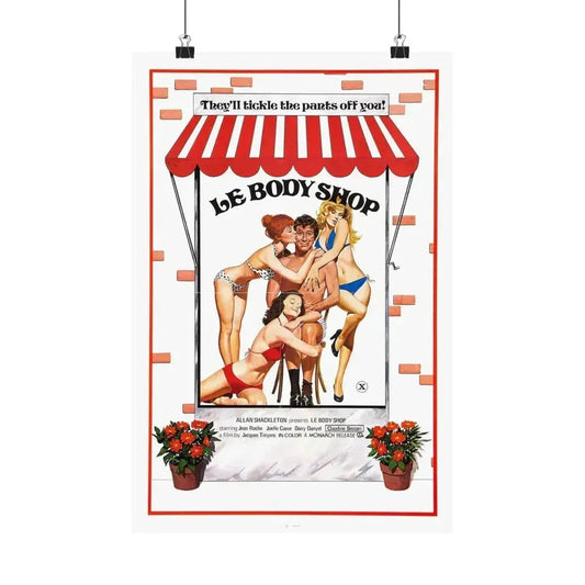LE BODY SHOP 1976 - Paper Movie Poster 12″ x 18″ Matte - The Sticker Space
