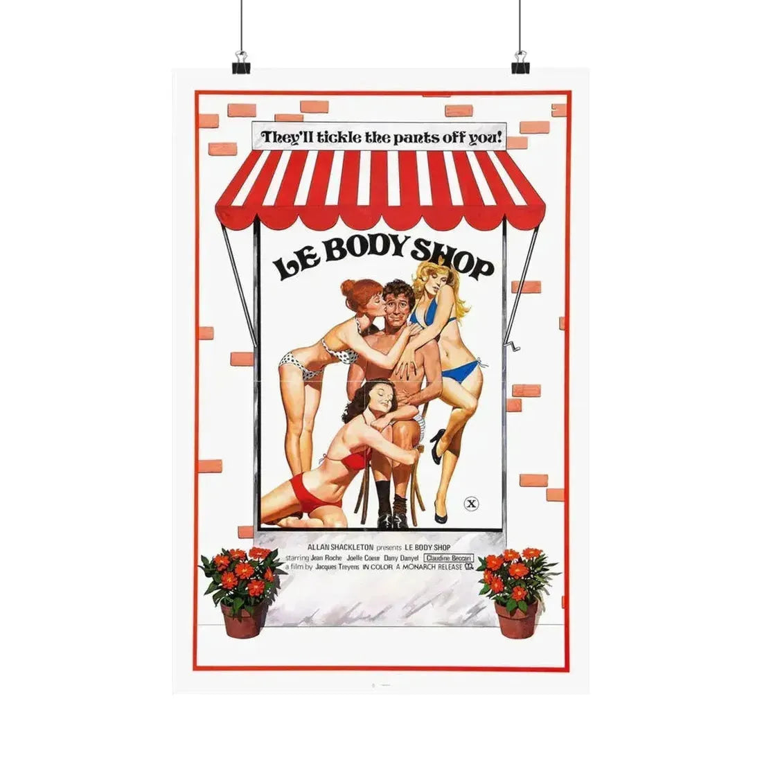 LE BODY SHOP 1976 - Paper Movie Poster 16″ x 24″ Matte - The Sticker Space