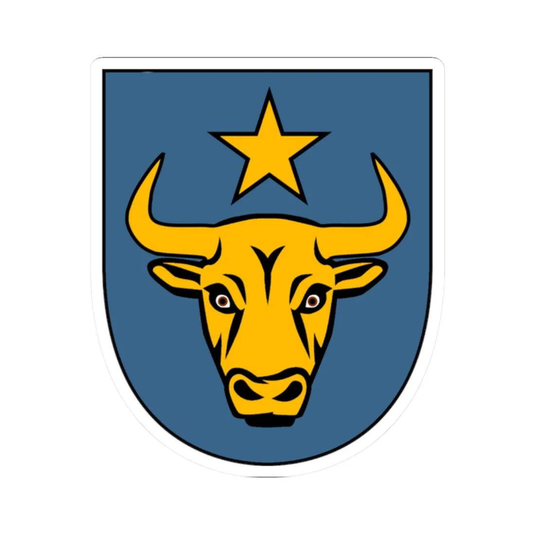 Le Bouveret Coat of Arms (Switzerland) (Coat of Arms) STICKER Vinyl Kiss-Cut Decal 2 Inch White - The Sticker Space