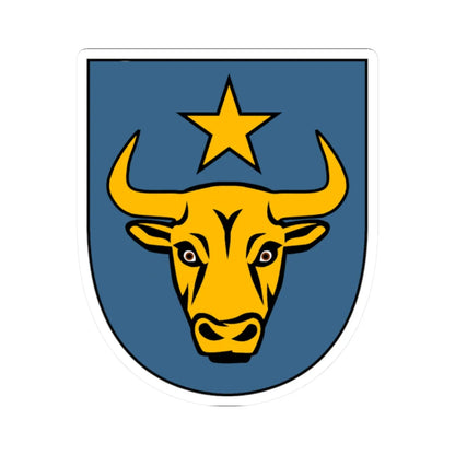 Le Bouveret Coat of Arms (Switzerland) (Coat of Arms) STICKER Vinyl Kiss-Cut Decal 2 Inch White - The Sticker Space