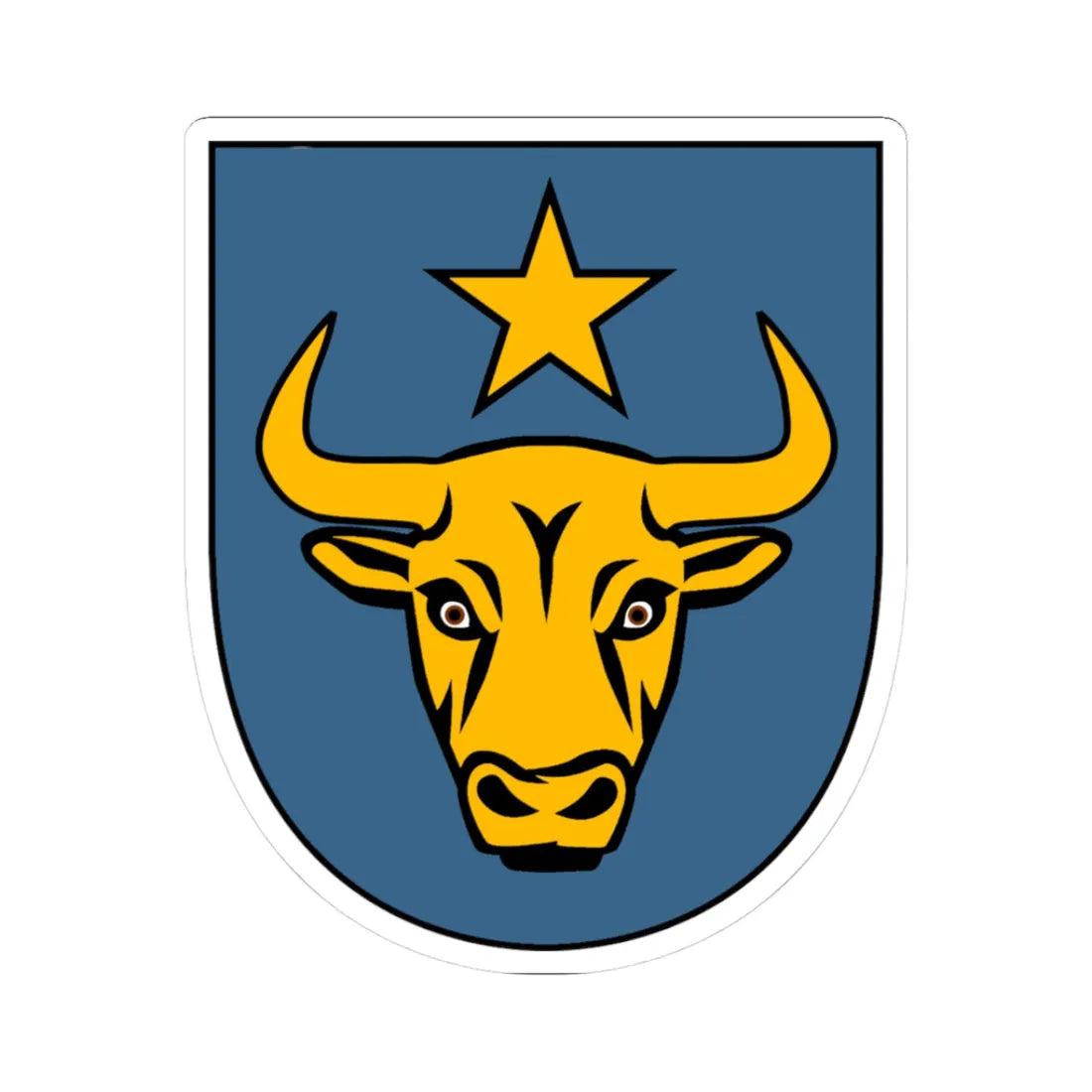 Le Bouveret Coat of Arms (Switzerland) (Coat of Arms) STICKER Vinyl Kiss-Cut Decal 3 Inch White - The Sticker Space