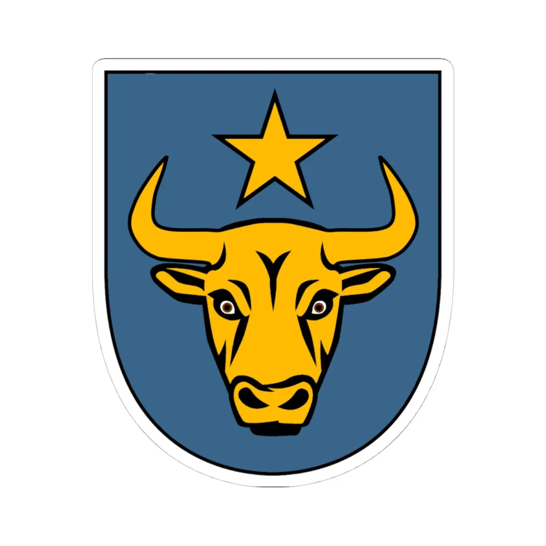 Le Bouveret Coat of Arms (Switzerland) (Coat of Arms) STICKER Vinyl Kiss-Cut Decal 4 Inch White - The Sticker Space