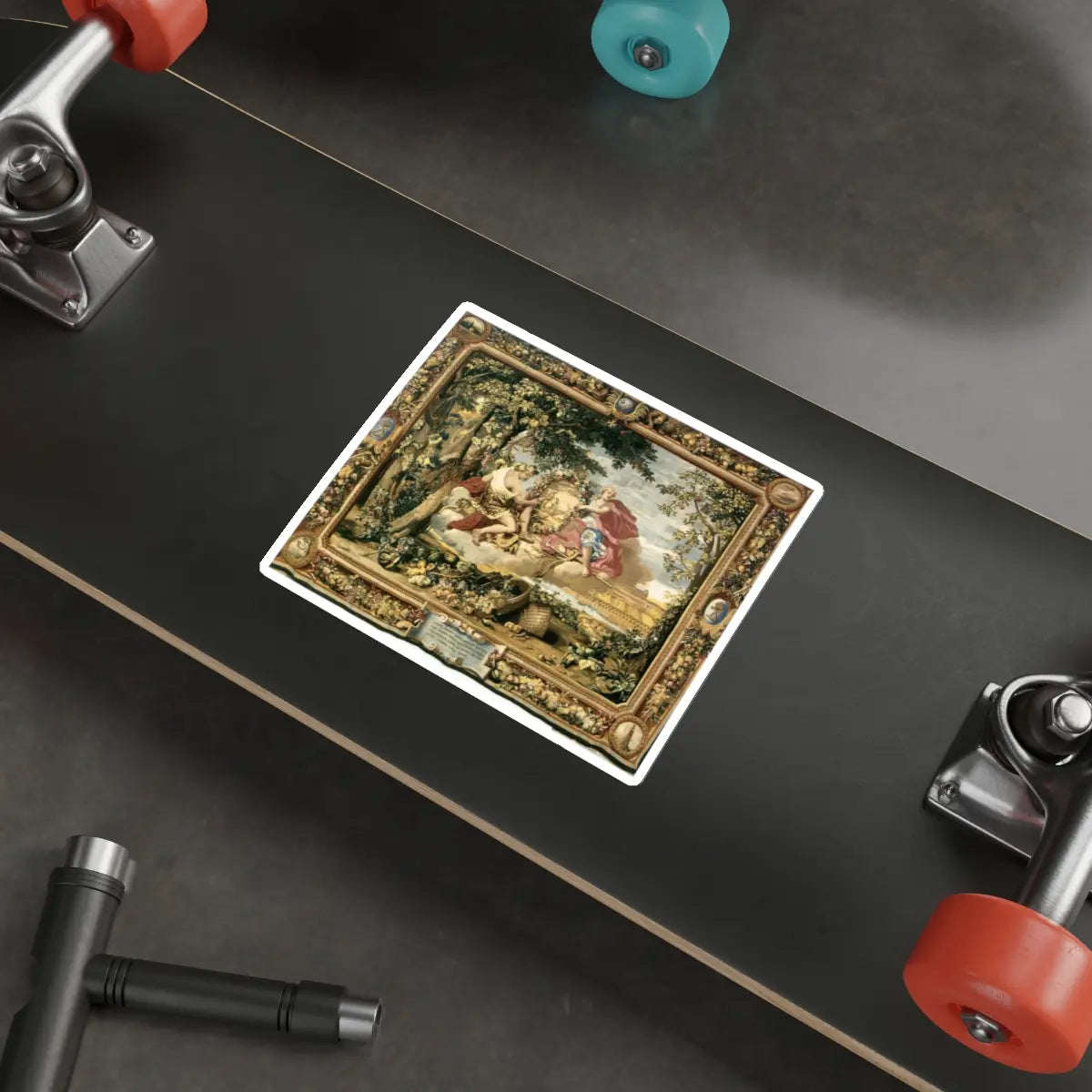 SKU:28834381279310518529 Sticker types:White Shape:Die-Cut Sizes:6" × 6"