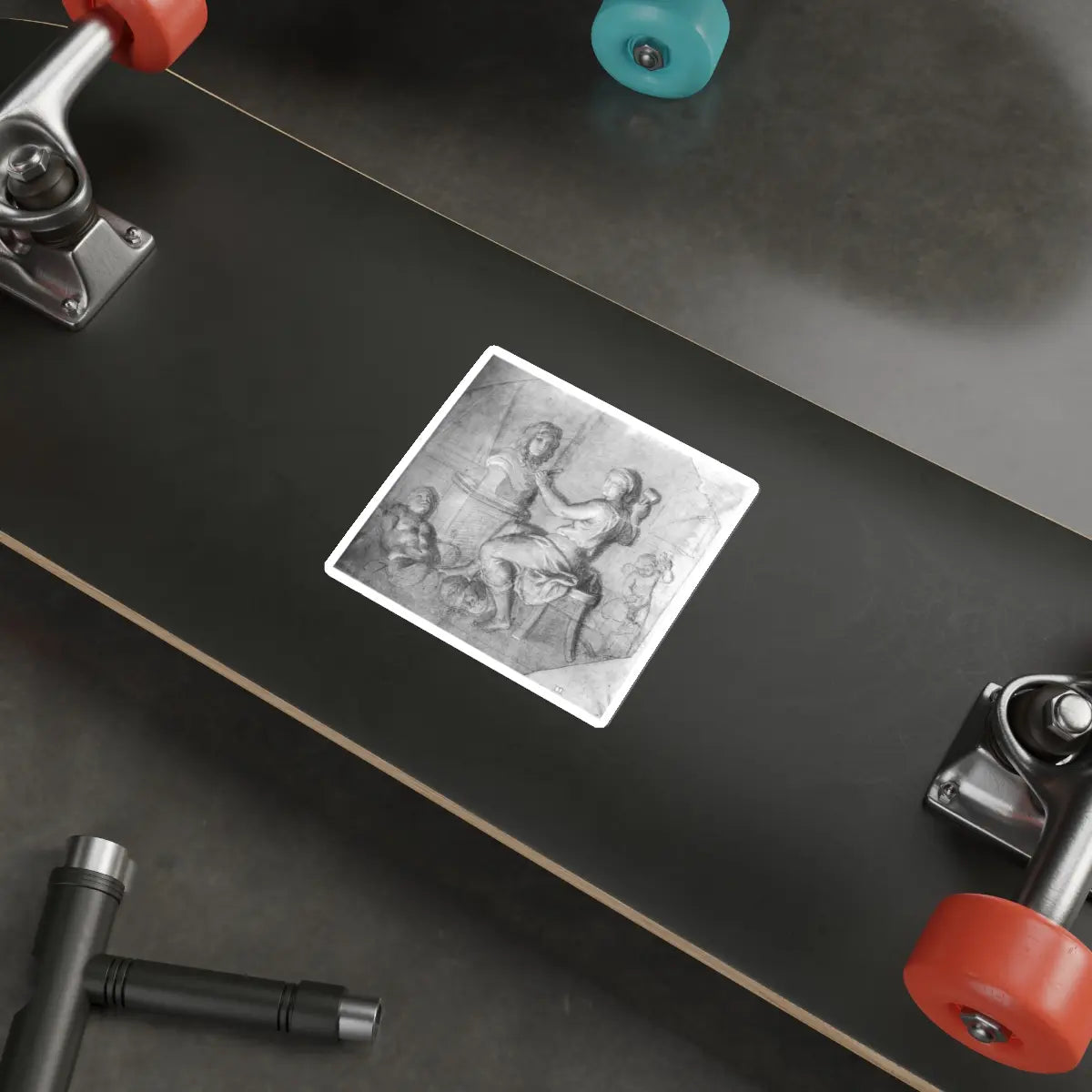 SKU:14100905723906805760 Sticker types:White Shape:Die-Cut Sizes:4" × 4"