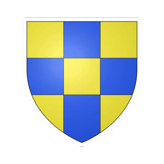 Le Châtelard FR-coat of arms (Switzerland) (Coat of Arms) STICKER Vinyl Kiss-Cut Decal 2 Inch White - The Sticker Space