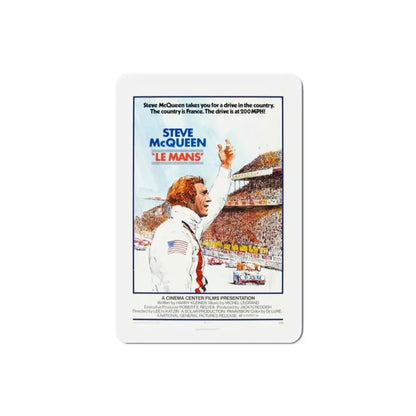 Le Mans 1971 Movie Poster Refrigerator Magnet 2 Inch - The Sticker Space