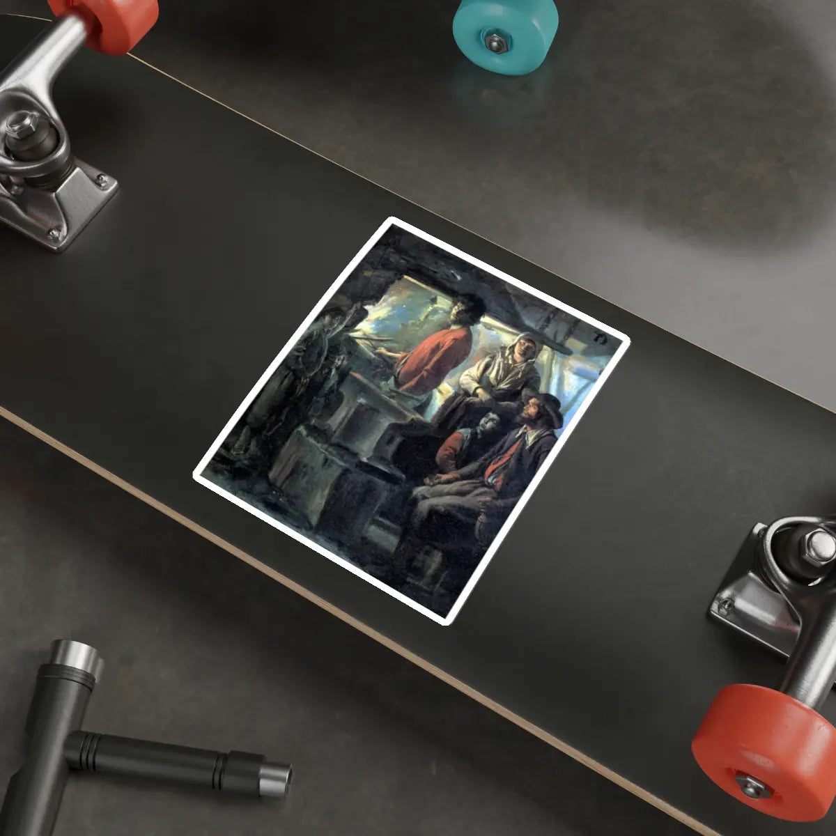 SKU:22794684267043917937 Sticker types:White Shape:Die-Cut Sizes:6" × 6"