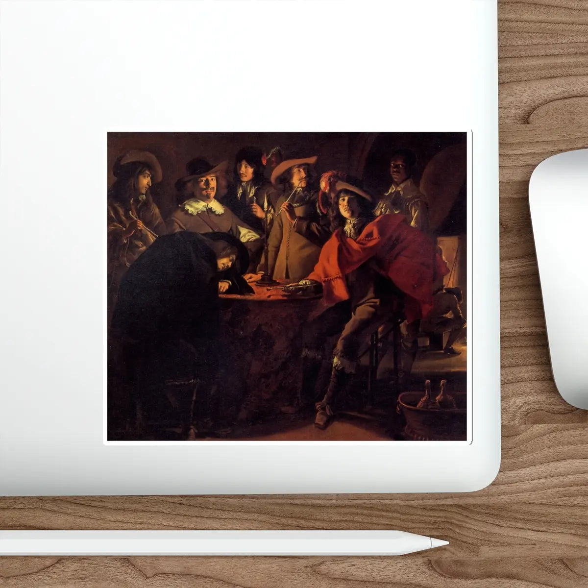 SKU:20127354496453240243 Sticker types:White Shape:Die-Cut Sizes:6" × 6"