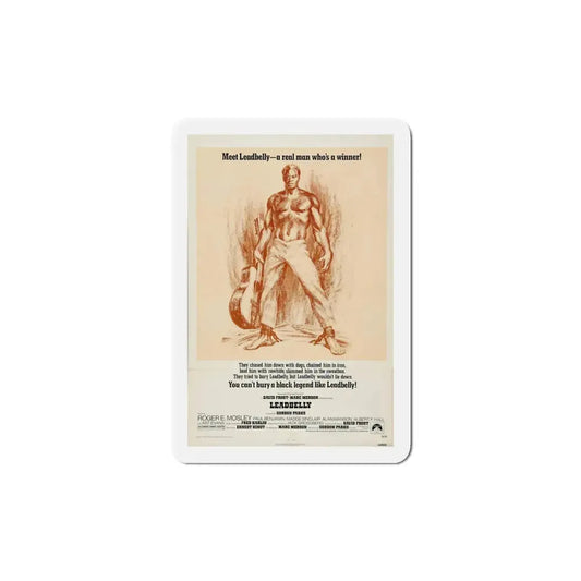 Leadbelly 1976 Movie Poster Refrigerator Magnet 5 Inch - The Sticker Space