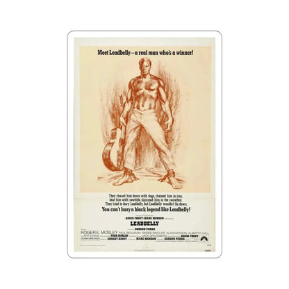 Leadbelly 1976 Movie Poster STICKER Vinyl Die-Cut Decal 4 Inch - The Sticker Space